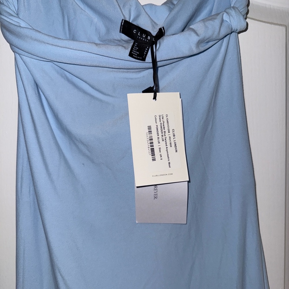 Club L Powder Blue Maxi Dress - Picture 5 of 5